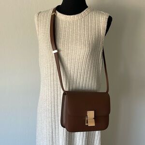 Box bag crossbody purse